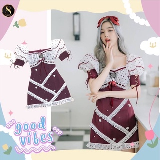 💎พร้อมส่ง💎8studio 💕Good vibe dress