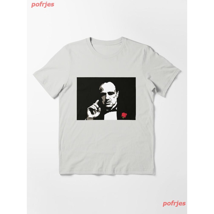 2022 The Godfather Essential T-Shirt เสื้อยืด ดพิมพ์ลาย เสื้อยืดผ้าฝ้าย คอกลม cotton ความนิยม discount Unisex