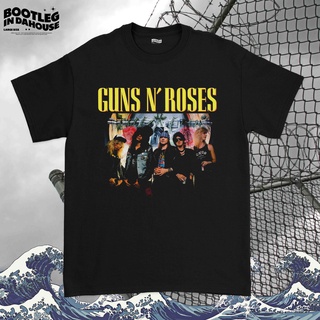 เสื้ เสื้อยืด พิมพ์ลายวง Guns And Roses Welcome To The JungleS-5XL