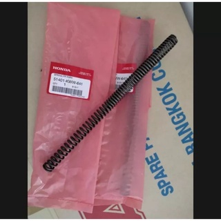 สปริงโช๊คหน้า honda เวฟ110ไอ WAVE110i แท้เบิกศูนย์(51401-KWW-641)ราคาต่อคู่