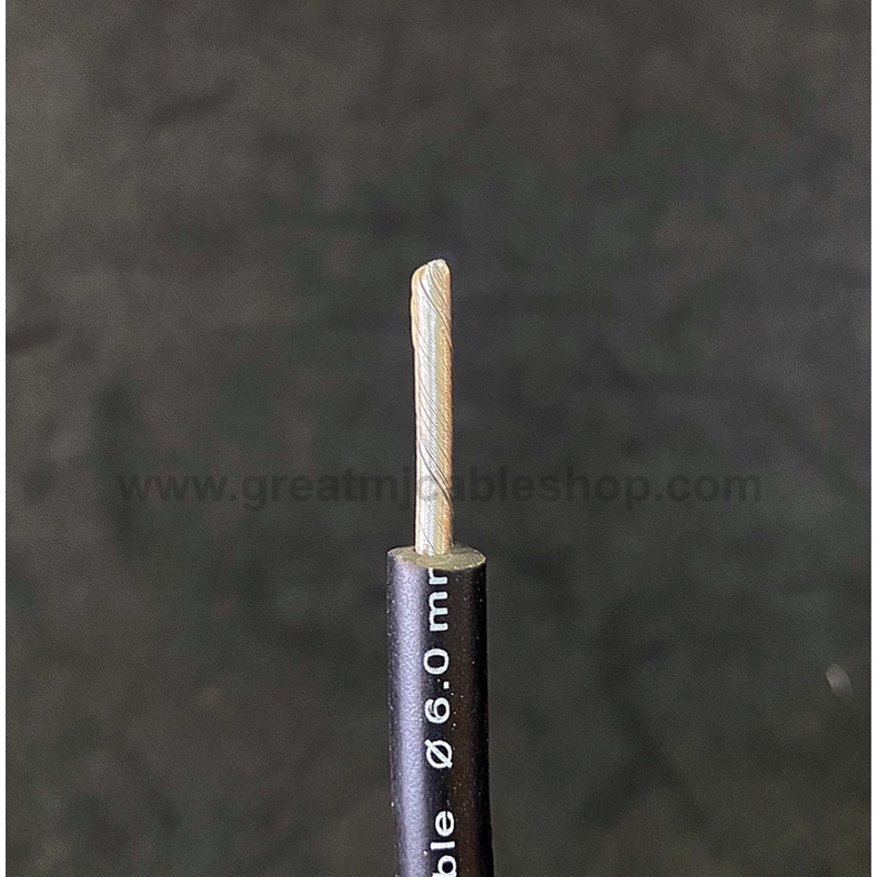 สายสัญญาณโมโน Hybrid 6MM (ราคาต่อ1เมตร) ทองแดงแท้ MONO โมโน สายสัญญาณอย่างดี