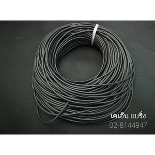 (ราคาต่อเมตร) ยางโอริงกลมตันเส้น​ เนื้อ​NBR.Oring สีดำ ขนาด 3 4  5 6 9 10 มม