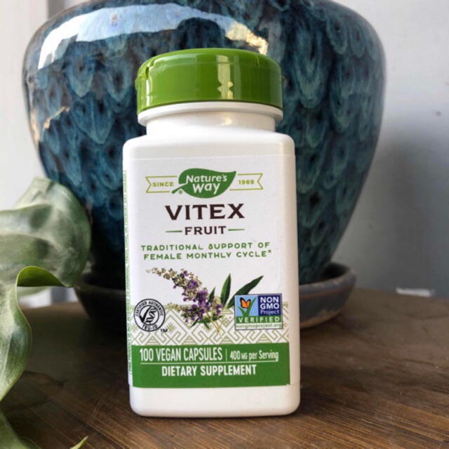 Nature's Way Vitex Fruit 400 mg. 100 Vegetarian Capsules. | Shopee Thailand