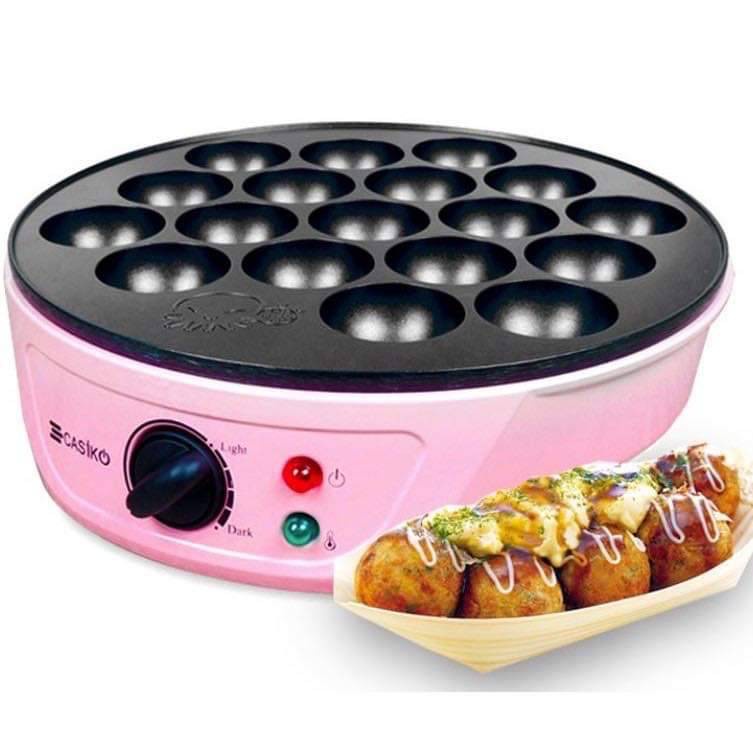 ที่ปิ้งขนมปัง CASIKO เครื่องทำทาโกะยากิ รุ่น CK 5004A ทำได้ 18 ชิ้น ทาโกะ ขนมครก ไข่นกกะทา ck-5004a 
