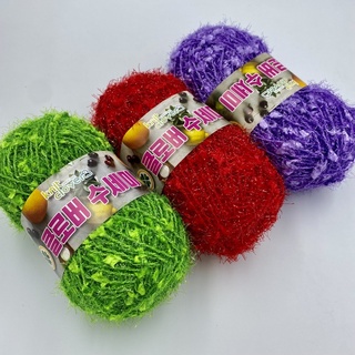 ไหมล้างจาน Scrubby Yarn มีลาย