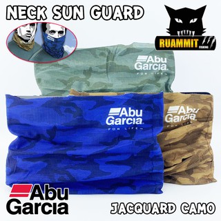 ABU GARCIA NECK SUN GUARD ผ้าคลุมหน้า ปลอกคออาบู การ์เซีย เนคซันการ์ด JACQUARD CAMO NAVY/OLIVE/BEIGE