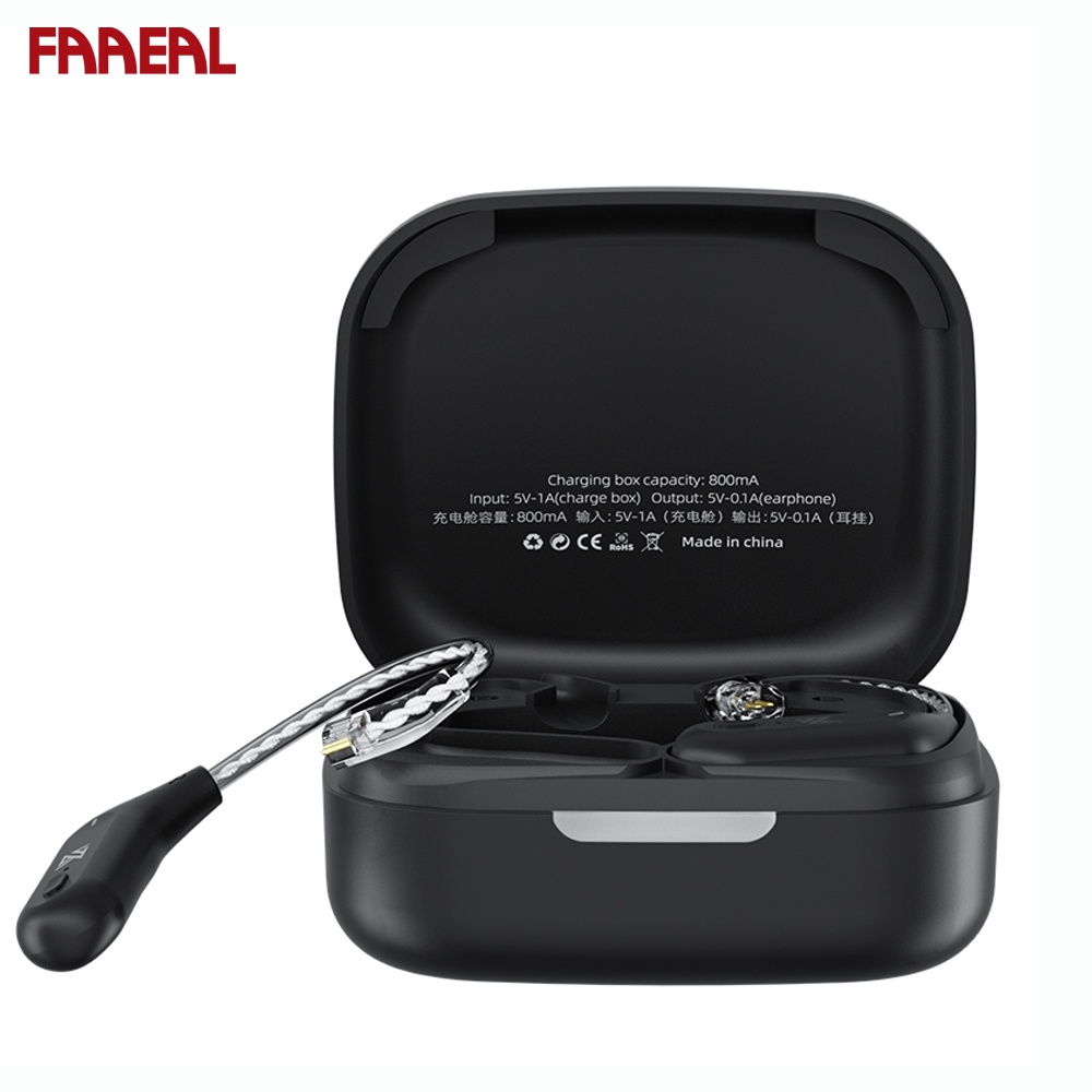FAAEAL KZ AZ09 HD บลูทูธ 5.4 อัพเกรดสาย HIFI ไร้สายหูตะขอชาร์จอัพเกรดโมดูลสําหรับ KZ ZSN EDX ZEX ZS1