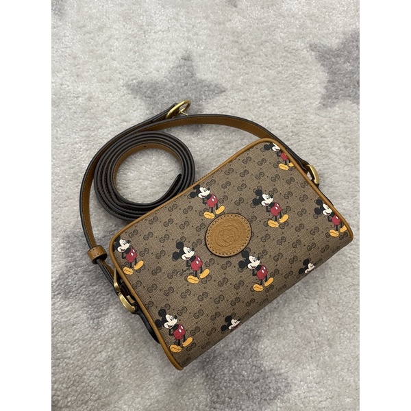 Used like New: Camera Bag Gucci x Mickey Mouse ของแท้ 💯%