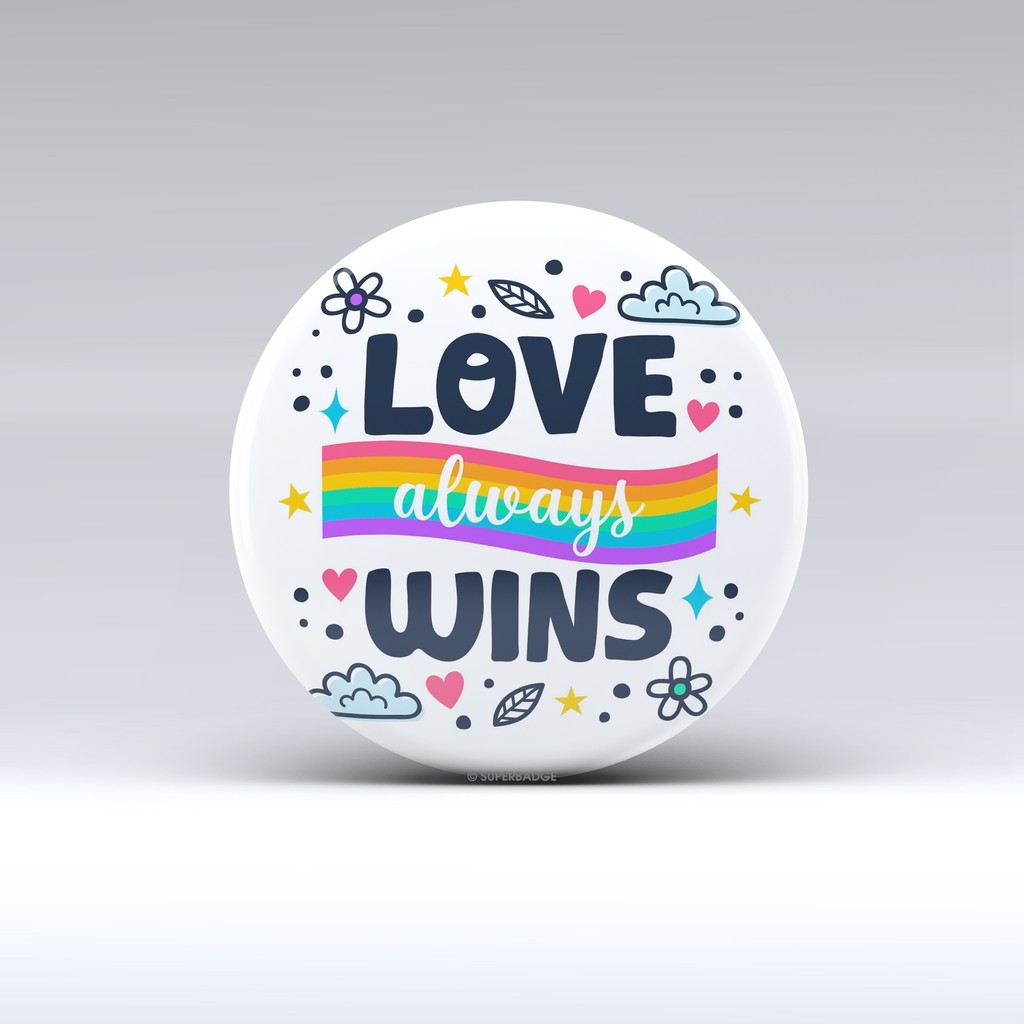 เข็มกลัด สายรุ้ง LGBT Pride Month Rainbow LGBTQ Lesbian Gay Bisexual and Transgender 02