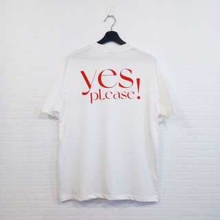 AVANDA_OFFICIAL - เสื้อยืดโอเวอร์ไซส์ สกรีนลาย YES PLEASE