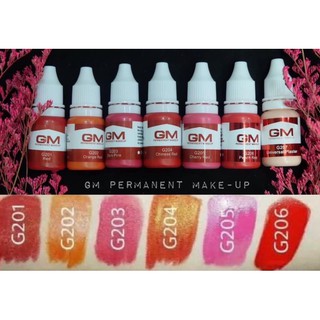 สีสักปากGM สีออร์แกนิค จาก เยอรมัน