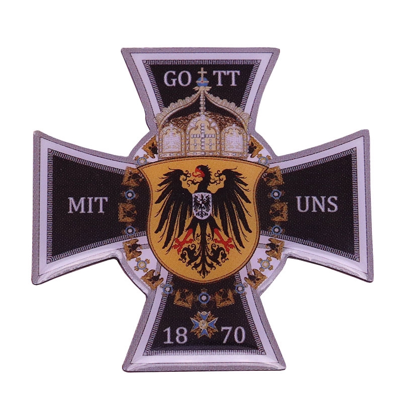 ตราสัญลักษณ์พิเศษของเยอรมัน Kingdom of Prussia Flag Pin