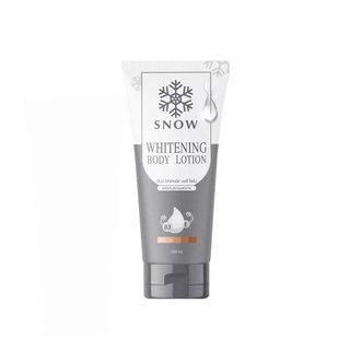 ของแท้ สโนว์ ไวท์เทนนิ่ง บอดี้ โลชั่น Snow Whitening Body Lotion 100 ml. โลชั่นบำรุงผิวสูตรเข้มข้น (08557)