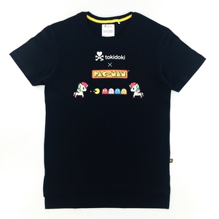 HH ลิขสิทธิ์อย่างเป็นทางการ * หายาก Tokidoki X PacMan Logo เสื้อยืดใส่ได้ทั้งชายและหญิงการจัดส่ง Dhl คอกลมS-5XL