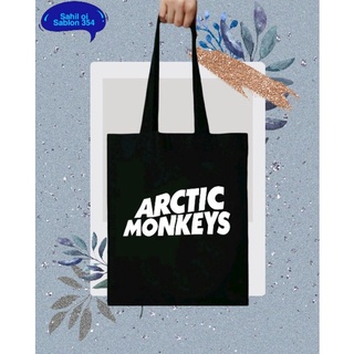 Arctic MONKEY กระเป๋าโท้ท ผ้าแคนวาส ผ้าฝ้าย มีซิป สําหรับผู้ชาย และผู้หญิง