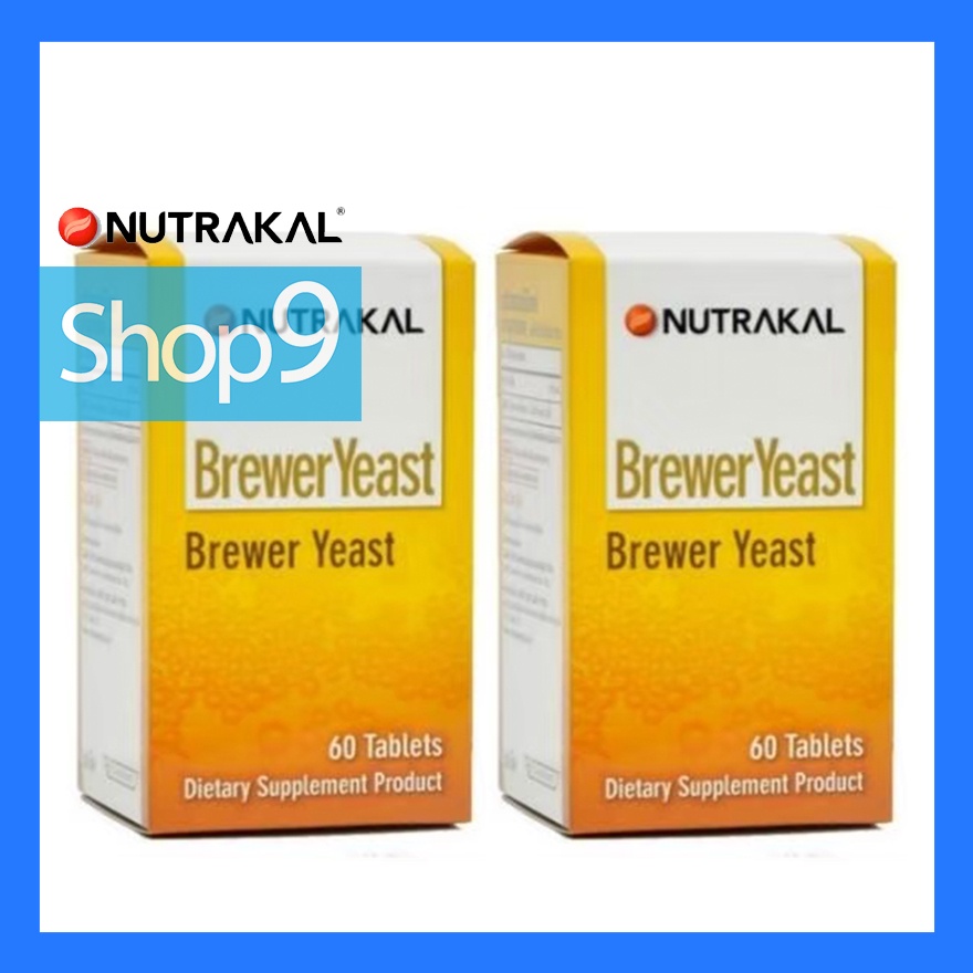 NUTRAKAL BREWER YEAST (60 TABLETS) X 2 ขวด