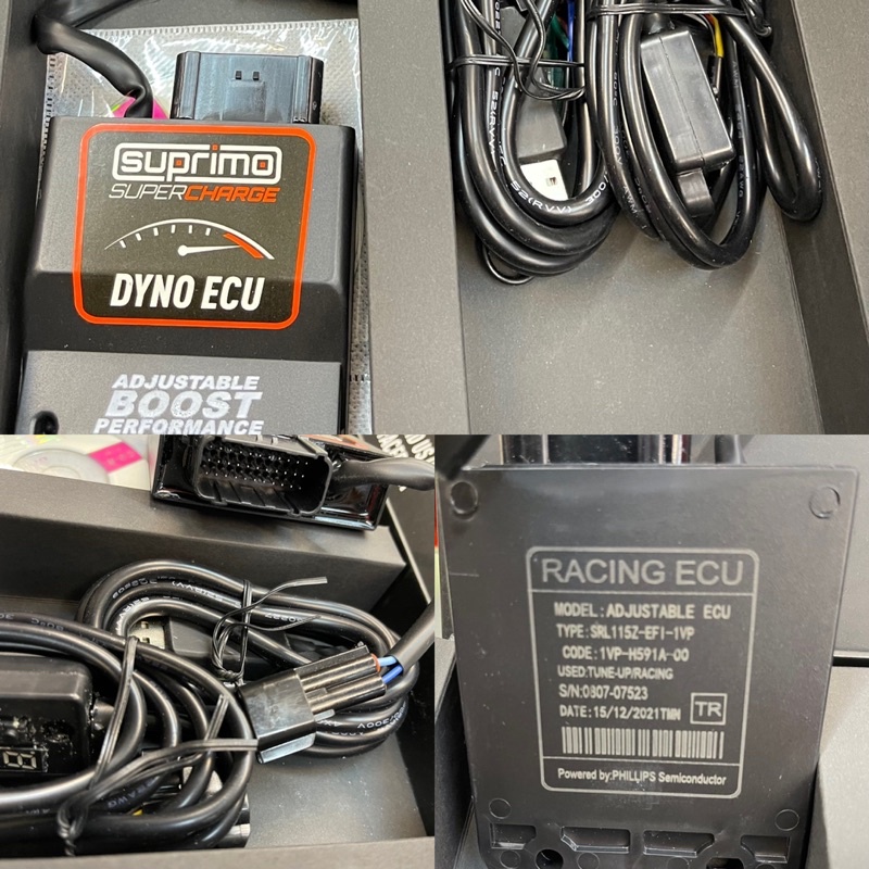 SUPRIMO LAGENDA 115FI SRL115FI RACING DYNO ECU พร้อม CD(SOFT WARE) & BOTTON 8 โหมด (SAME AS RED LEO)