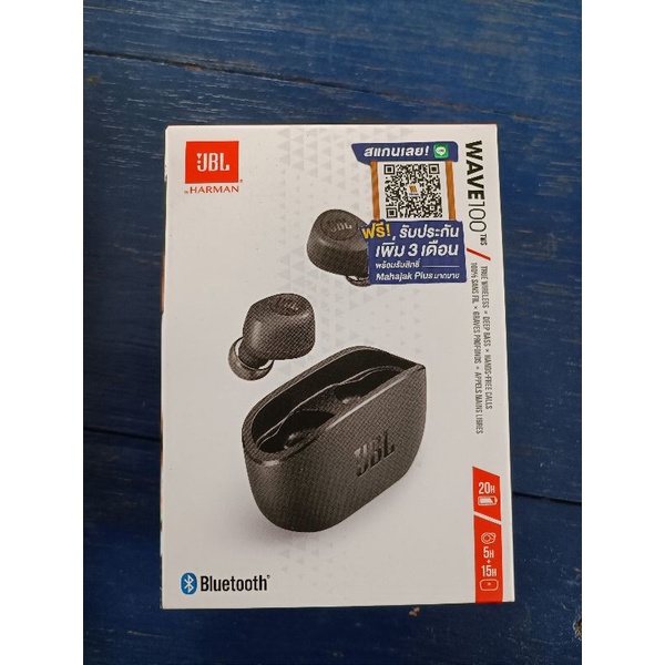 หูฟังบลูทูธ JBL Wave 100 TWS สีดำ
