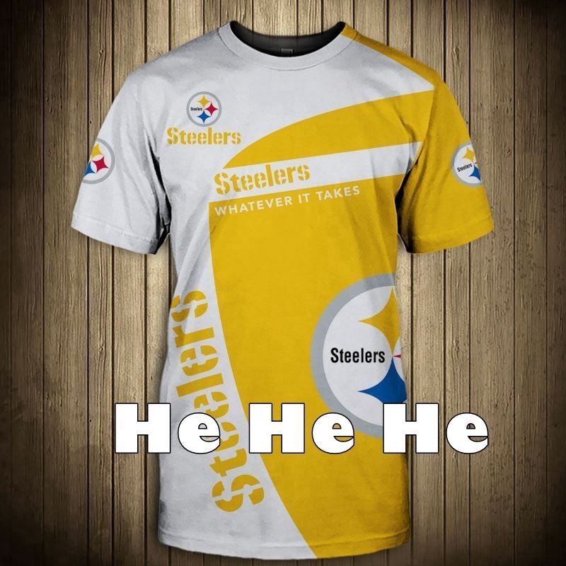 3d short puttsburgh เสื้อยืดแขนเหล็กฤดูร้อนสําหรับพัดลม 08 yt9w