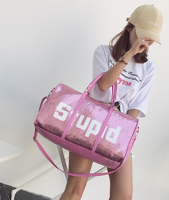กระเป๋าเดินทาง ปักวิ้งๆ ( STU) งานจริงเป๊ะตามรูป #2