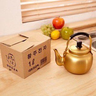 พร้อมส่ง 주전자 กาทองเหลือง(มัก กอล ลี) Korean Raw Rice Wine Pot Kettle