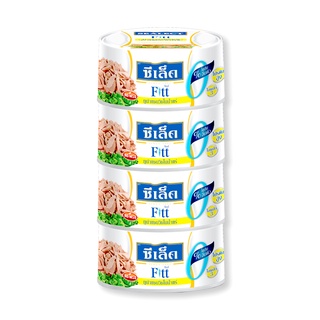 ซีเล็ค ฟิตต์ ทูน่าแซนวิชในน้ำแร่ 165 กรัม x 4 กระป๋อง Sealect Fitt Tuna Sandwich in Spring Water 165 g x 4 Cans