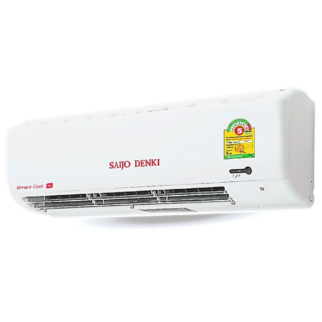 (ราคารวมติดตั้ง) SAIJO DENKI แอร์ติดผนัง รุ่น SMART COOL น้ำยา R32 ขนาด 9442-25201 BTU