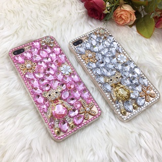 พร้อมส่ง เคสออปโป้/oppo Reno8/Reno8pro/A54/Reno8z/เคสคริสตัล เคสแฟชั่น เคสมือถือ  เคสติดเพชร เคสฟรุ้งฟริ้ง เคสหมี