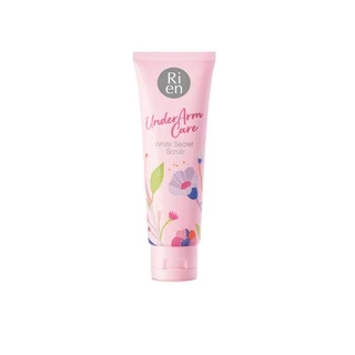 ริเอ็น สครับรักแร้ ไม่บาดผิว รักแร้เนียน เม็ดสครับโจโจบา Ri en Underarm Care White Secret Scrub 100g