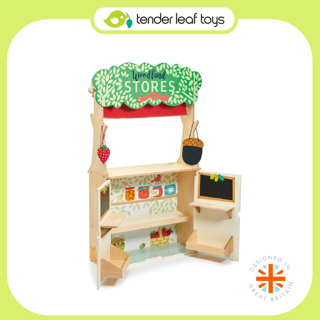 Tender Leaf Toys ของเล่นไม้ ร้านค้าและโรงละครไม้ Woodland Stores and Theatre - รูปที่ 4