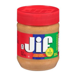 ﻿JIF Creamy Peanut Butter จิฟ เนยถั่ว ชนิดละเอียด 340g.