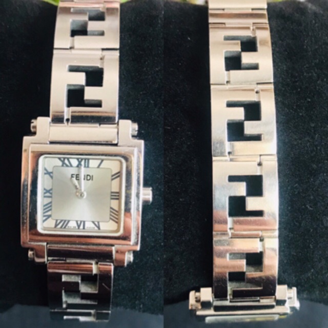 Used Fendi Watch แท้ 💯 % ตัวสายลาย FF หายากมากที่จะหลุดมามือ2