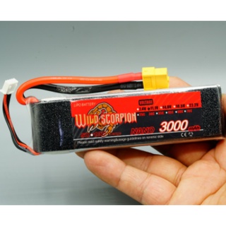 [แบตเตอรี่] แบตเตอรี่ Wild Scorpion หลายขนาด 3.7V  11.1V  22.2V หลายความจุ 350mah -3000mah