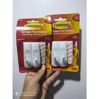 แพ็ค1ชิ้น เทปกาวพร้อมตะขอ รับน้ำหนัก1กก Medium COMMAND รุ่น XN002007773 สีขาว