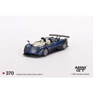 MiniGT No. 370-L Pagani Zonda HP Barchetta Blue Tricolore