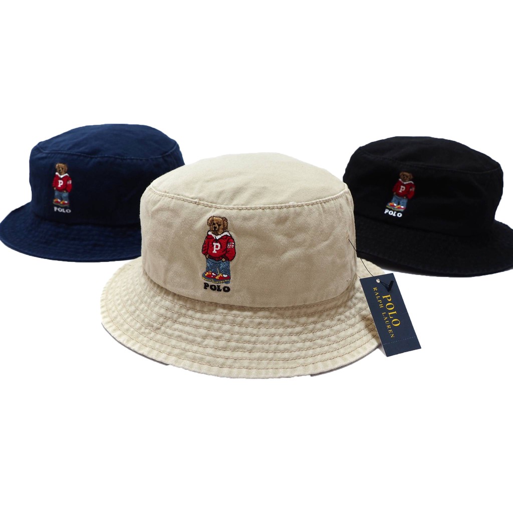 ralph lauren polo bear bucket hat