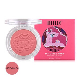 Mille My Little Pony Wonderful Blusher 6.5 g. มายลิตเติ้ล โพนี่ วัลเดอร์ฟูล บลัชเชอร์ มิลเล่ บลัชออน