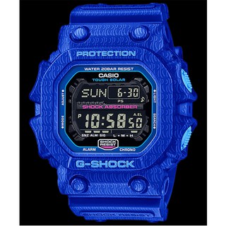 Casio G-Shock นาฬิกาข้อมือผู้ชาย สายเรซิ่น สีน้ำเงิน รุ่น GX-56SGZ,GX-56SGZ-2DR