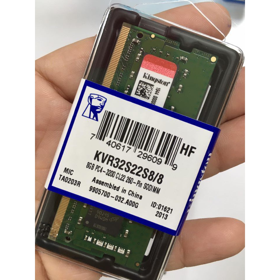 Kingston Ram KVR NoteBook ( KVR32S22S88GB ) NB 3200 8GB ของใหม่ (8 Giga ...