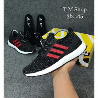 รองเท้่าผ้าใบอดิดาส รองเท้าวิ่งAdidas Ultra Boost Black-Red Size 37-45 (New)