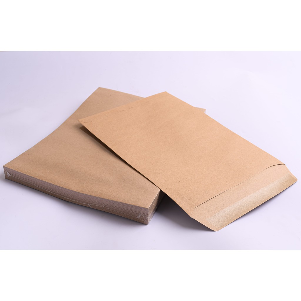 ซองเอกสาร A4 (9×12.75 นิ้ว) ซองจดหมายสีน้ำตาล (แพ็ค 250 ซอง) Puangsang ราคา ถูกที่สุด ดีลบีเคเค แกลเลอรีภาพที่ 8