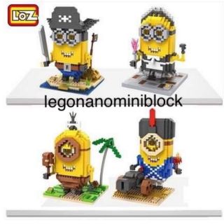 Legonano เลโก้ นาโน lego nano nanoblock set minion 4กล่อง xl