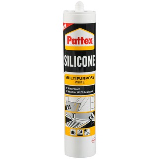 วัสดุประสานและอุดรอยรั่ว ซิลิโคนไร้กรด PATTEX PT-19 WH 280ML เคมีภัณฑ์ก่อสร้าง วัสดุก่อสร้าง PATTEX 280ML WHITE NON-ACET