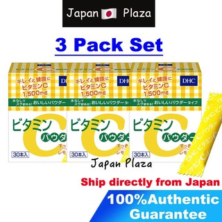 🅹🅿🇯🇵 【3 pack】DHC วิตามิน C ผง บำรุงร่างกายและผิวพรรณ สำหรับ DHC Vitamin C Powder