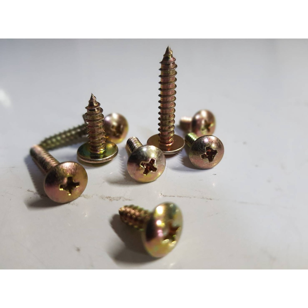 น็อตเกลียวปล่อยหัว T #8, #10 ยาว 1/2