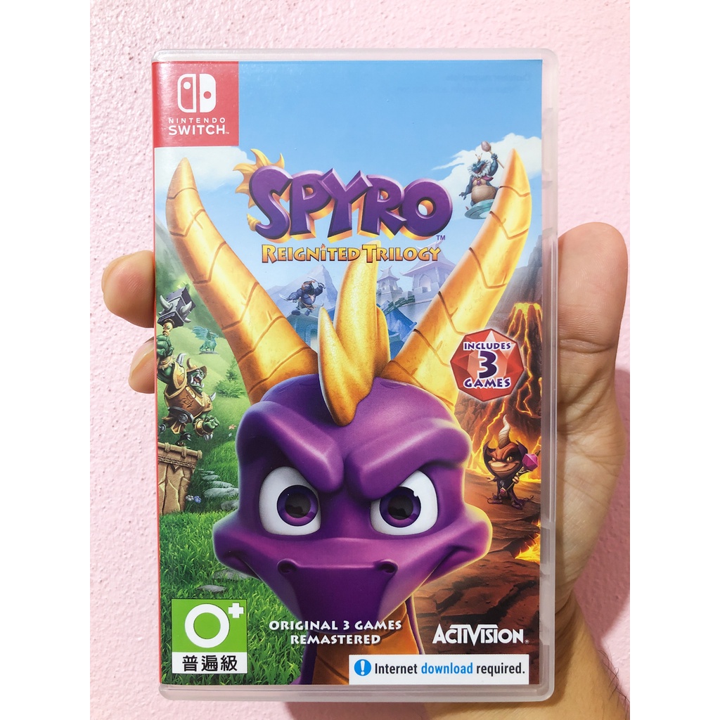 แผ่นเกมส์ Nintendo Switch : Spyro Reignited Trilogy (มือ2) (มือสอง)