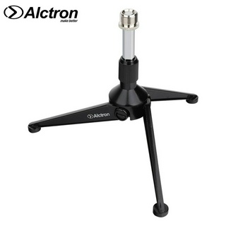 Alctron® SM316 ขาไมค์ตั้งโต๊ะ ฐาน 3 ขา แบบตั้งโต๊ะ ปรับความสูงได้ระหว่าง 11 - 16.8 ซม. พับเก็บได้ แข็งแรง ทนทาน (Microph