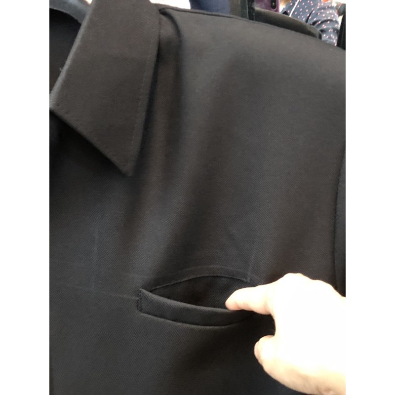 สูทซิป,สูทผู้ชาย,ใส่ทำงาน,สำหรับแมสเซ็นเจอร์,สีดำ,กรม⭐️พร้อมส่ง✈️ - รูปที่ 3