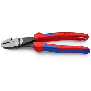 KNIPEX High Leverage Diagonal Cutter w/Tap - 200 mm คีมปากเฉียงแบบแรงงัดสูง 200 มม. รุ่น 7422200T