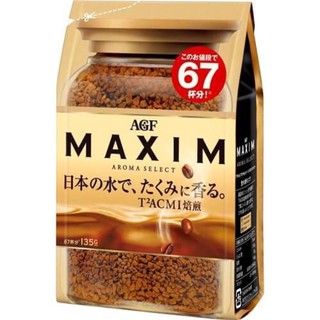 กาแฟ MAXIM aloma select 🇯🇵ญี่ปุ่นแท้ 💯ชนิดเติม 135g